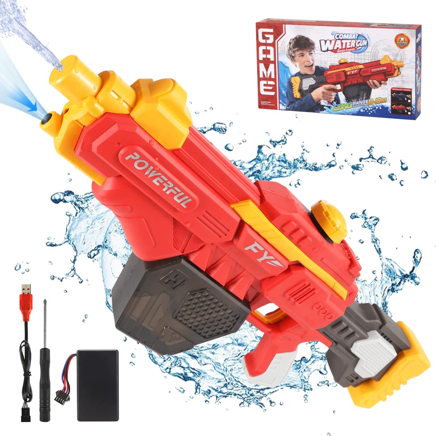 Dollcini, Electric water gun, Several colors