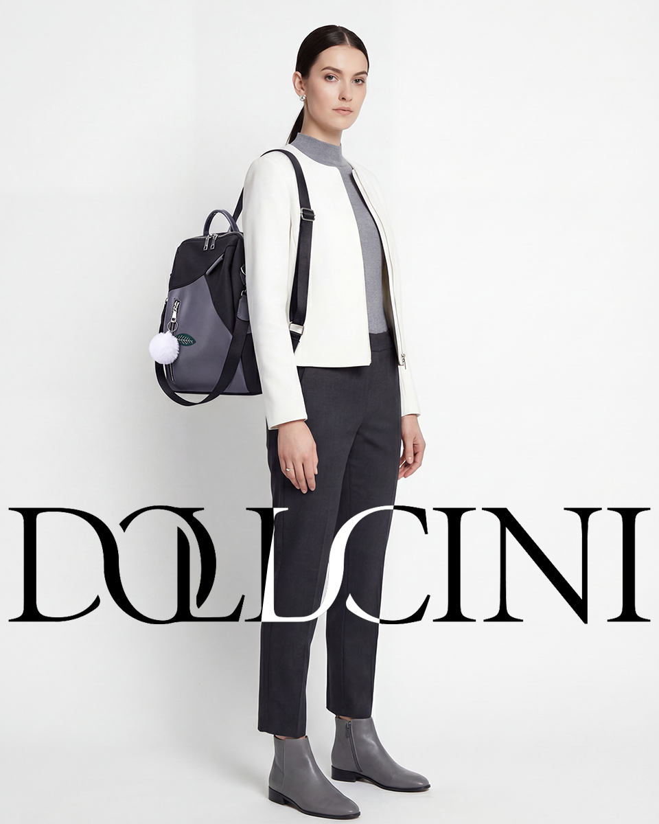 Dollcini Eleganten ženski nahrbtnik – praktičen in trpežen za potovanja