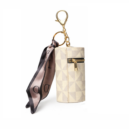 Dollcini, Checkered Bag Charm – Retro-Style PVC Accessory