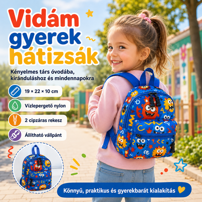 Gyerek Hátizsák Vízálló Iskolatáska , Több Színben