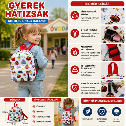 Gyerek Hátizsák Vízálló Iskolatáska , Több Színben
