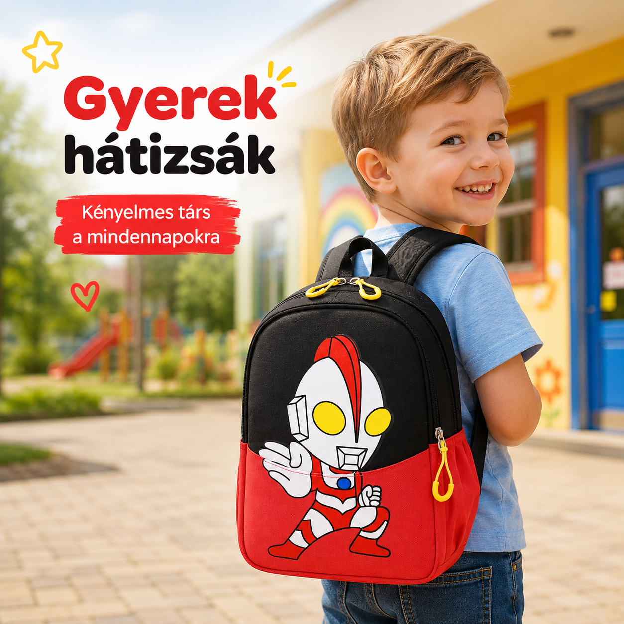 Vízálló Iskolatáska Gyerekeknek – Több Színben