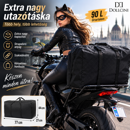 Dollcini Large Travel Bag – Extra Large Capacity, Durable