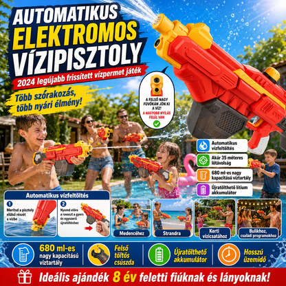 Dollcini Electric Water Gun – Automatic, Outdoor Summer Toy