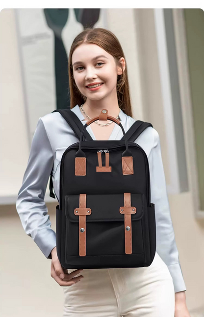 Dollcini Unisex Business Travel Backpack – Fits 16” Laptop, Expandable, Water-Resistant (36–55L)