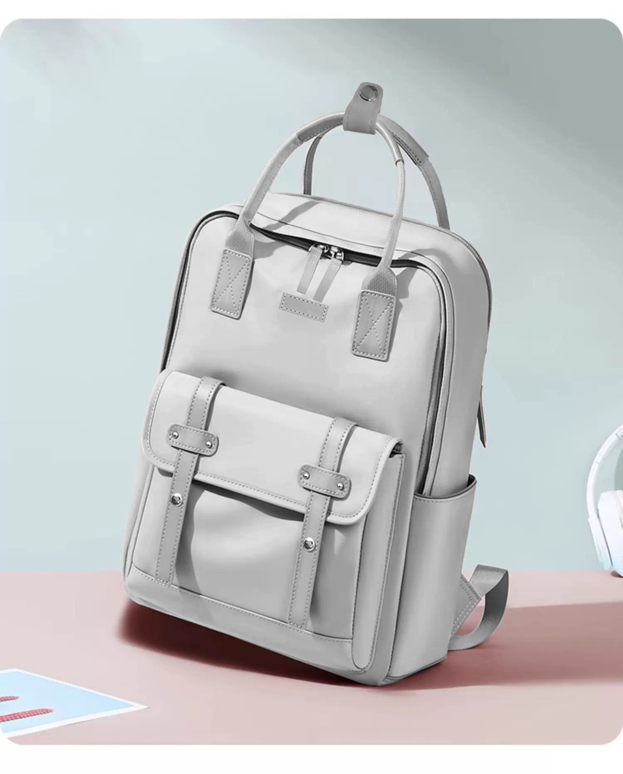 Dollcini Unisex Business Travel Backpack – Fits 16” Laptop, Expandable, Water-Resistant (36–55L)