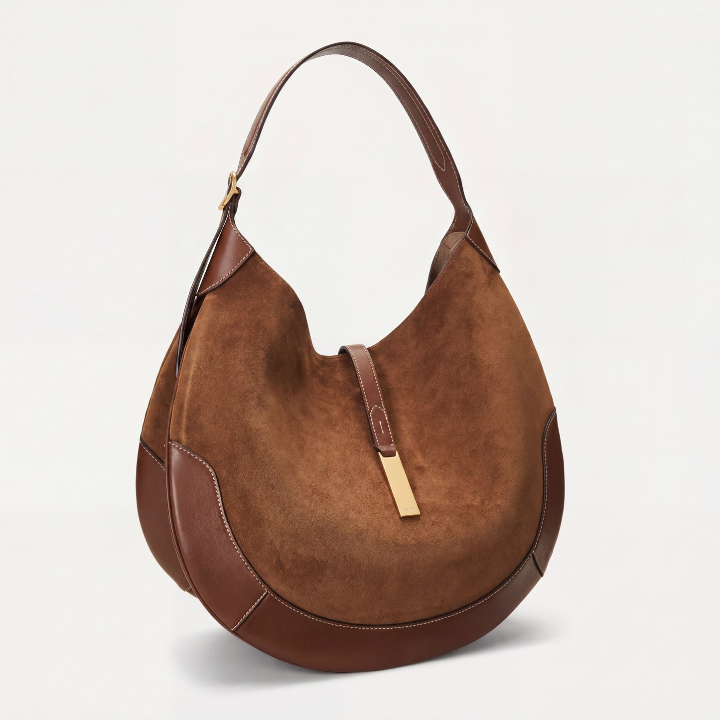 Dollcini Women's Retro Shoulder Bag – European–American Style, Magnetic Closure, Dumpling Shape