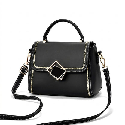 Dollcini Elegant Women's Handbag – Compact Faux Leather, Adjustable Strap