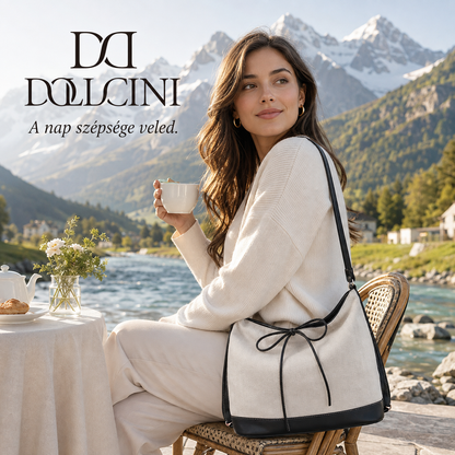 Dollcini Női Átalakítható Hátizsák és Válltáska – Urban Simplicity, Vászon Anyag, Cipzáras