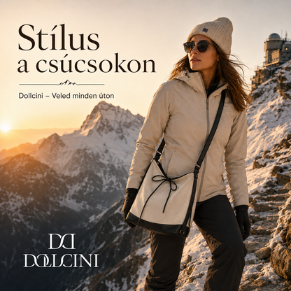 Dollcini Női Átalakítható Hátizsák és Válltáska – Urban Simplicity, Vászon Anyag, Cipzáras