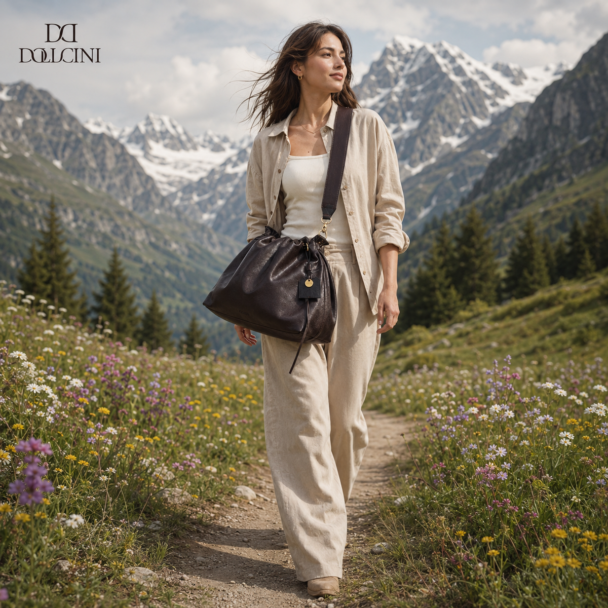 Dollcini Leather Women's Tote Bag – Classic, Elegant