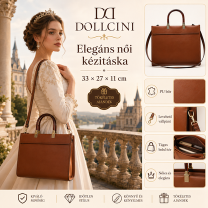 Dollcini Női Elegáns Crossbody Táska – műbőr, Vízálló