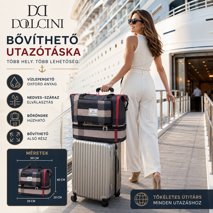 Dollcini Expandable Waterproof Travel Bag – Foldable, Available in Multiple Colors