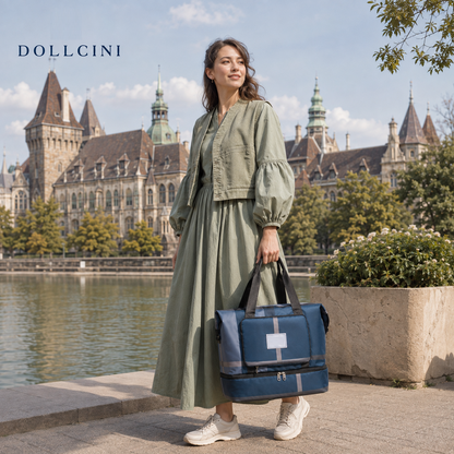 Dollcini Expandable Waterproof Travel Bag – Foldable, Available in Multiple Colors