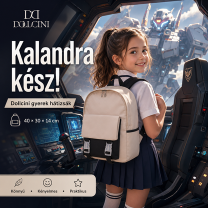 Dollcini Iskolatáska – Prémium Minőségű, Tartós és Kényelmes