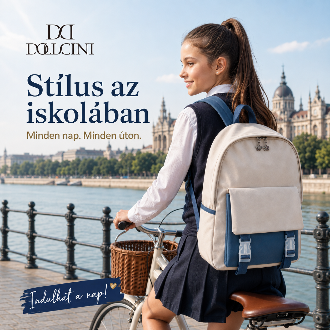 Dollcini Iskolatáska – Prémium Minőségű, Tartós és Kényelmes