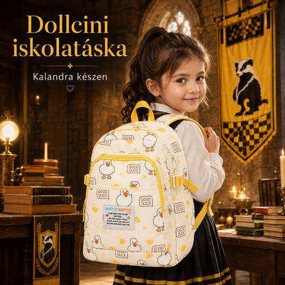 Dollcini Stílusos Uniszex Iskolatáska Hátizsák – Állatmintás, Praktikus