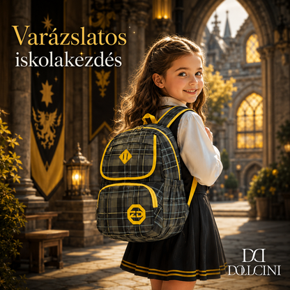 Dollcini Waterproof Unisex Backpack – Ergonomic, Spacious School Bag