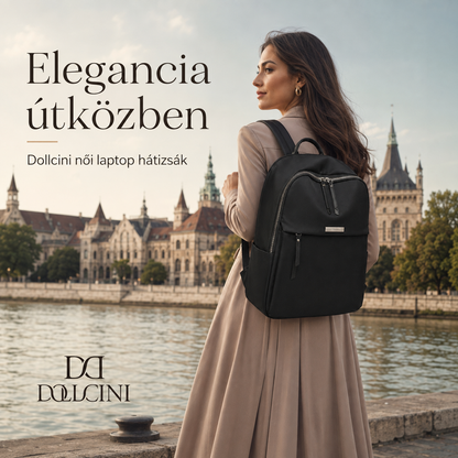 Dollcini Women's Laptop Backpack for 14” Laptop – Waterproof and Ergonomic