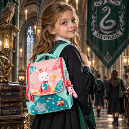 Dollcini Girl's School Bag – Waterproof, Lightweight Backpack