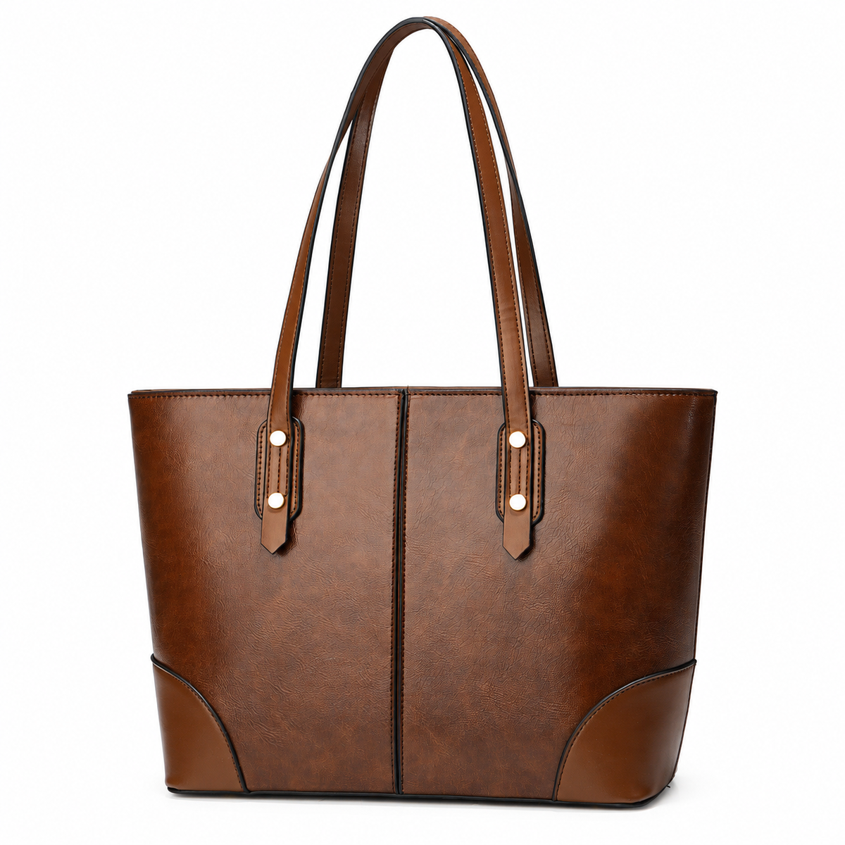 Dollcini Women's Large Tote Handbag – Urban Simplicity Style, Zippered, for Everyday Use