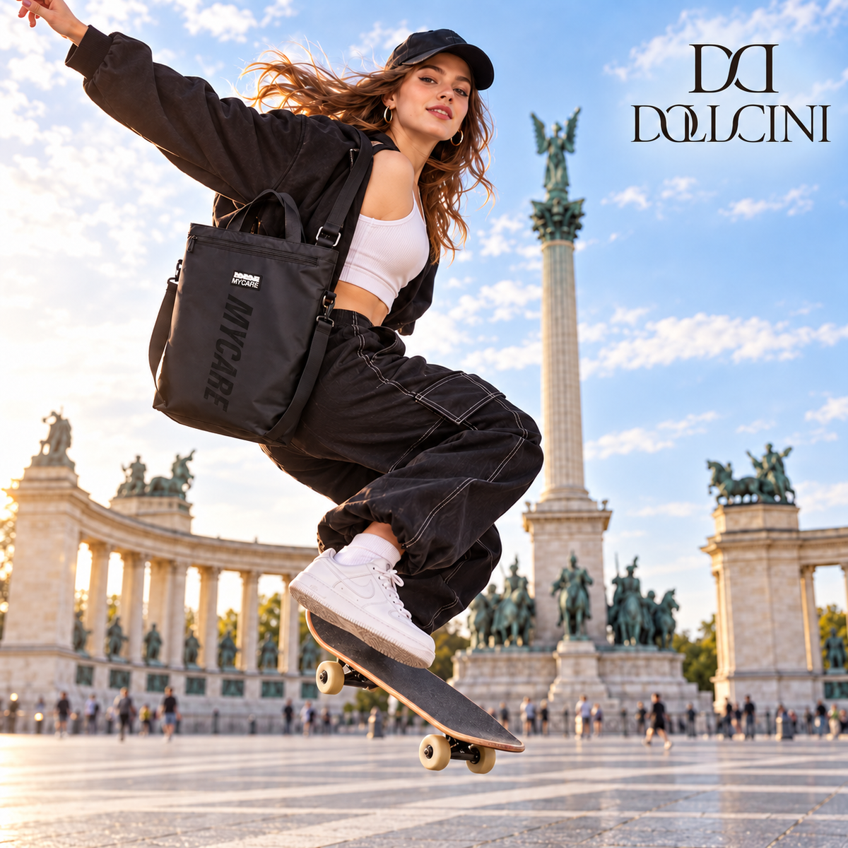 Dollcini School Backpack – Water-Resistant, Scratch-Resistant, Lightweight Backpack