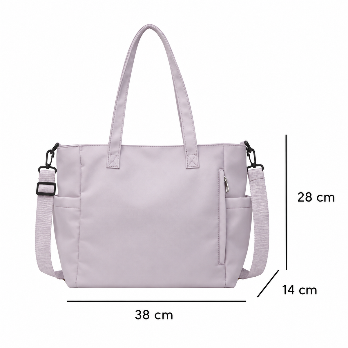 Dollcini, Large Textile Tote Bag – Urban Simplicity Style, Soft Design, For Everyday Use