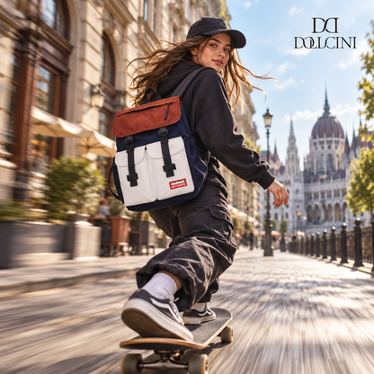 Dollcini University Backpack – Waterproof, Ergonomic, and Durable Student Bag