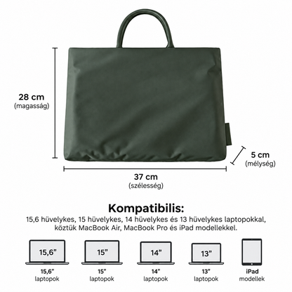 Dollcini Waterproof Laptop Bag – Stylish and Durable, For Daily Use