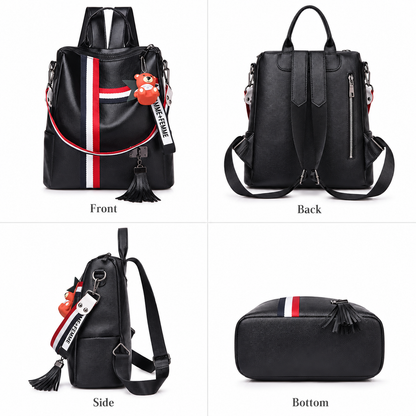 Dollcini Faux Leather Backpack – Waterproof and Durable
