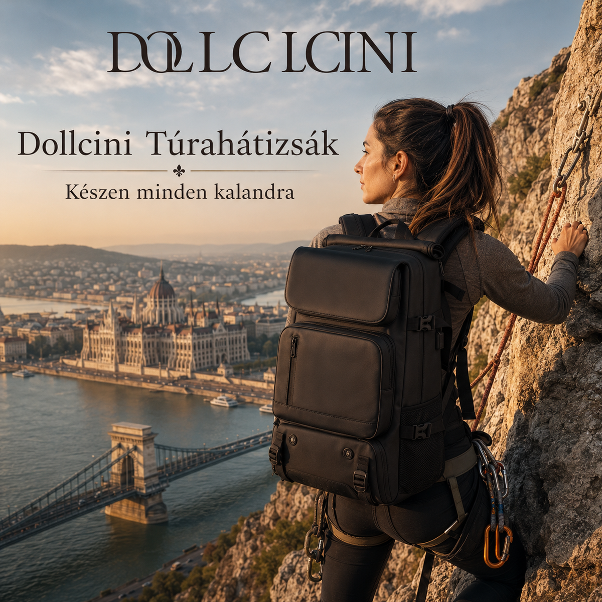 Dollcini Travel Backpack – Large Capacity, Waterproof, With USB Port