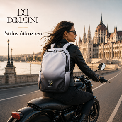 Dollcini Unisex Laptop Backpack – Gradient Pattern, Universal School Bag