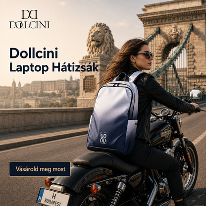 Dollcini Unisex Laptop Backpack – Gradient Pattern, Universal School Bag
