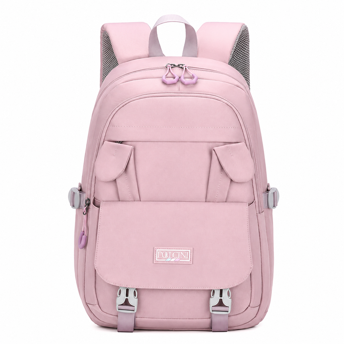 Dollcini Bunny Ear Girl Backpack – Cute, Waterproof School Bag