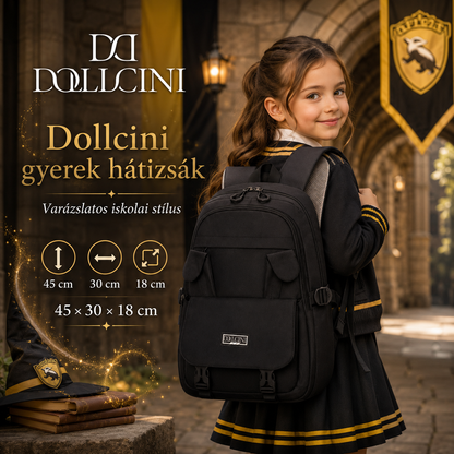 Dollcini Bunny Ear Girl Backpack – Cute, Waterproof School Bag