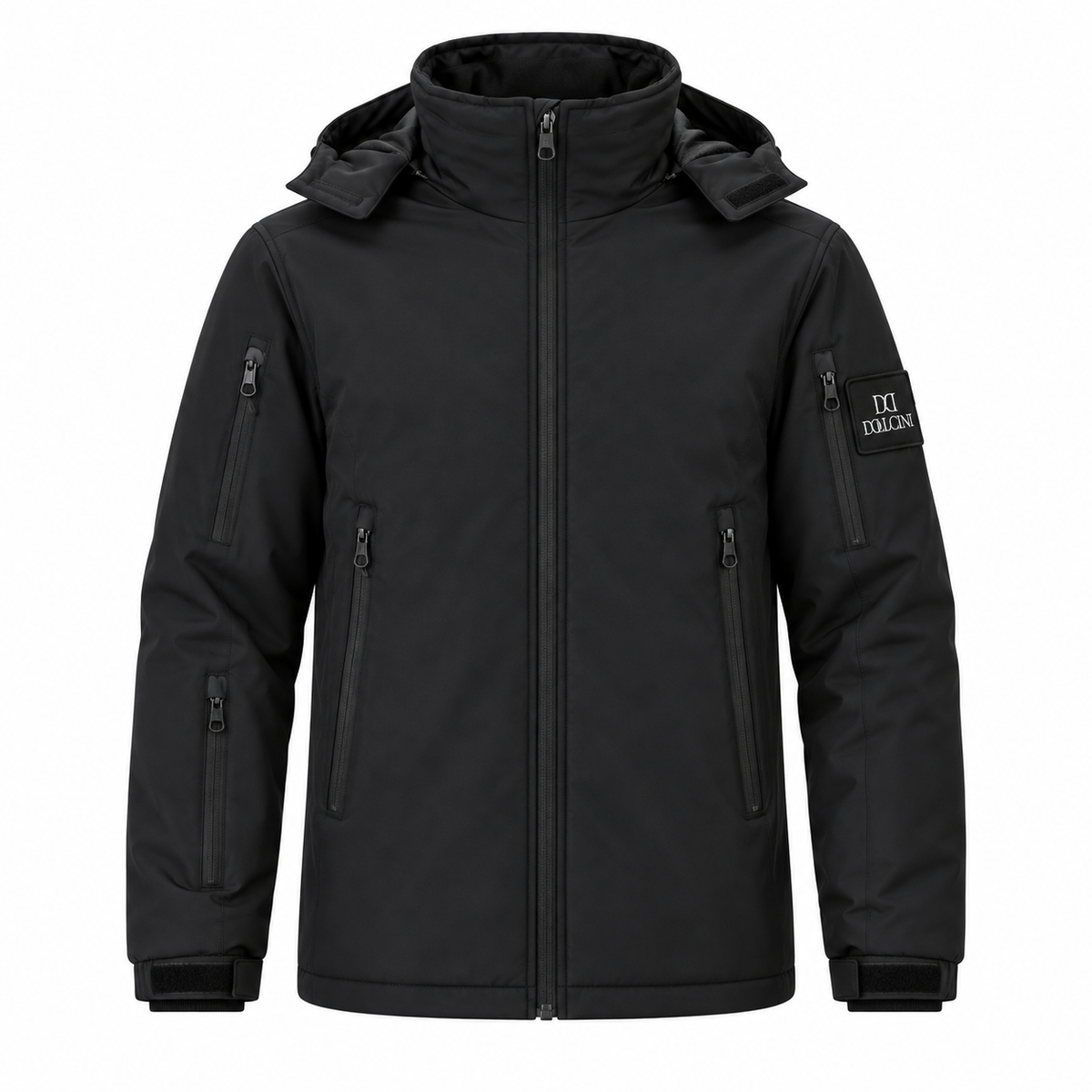 Dollcini Men's Heated Jacket – USB, Windproof Winter Coat [Powerbank sold separately]