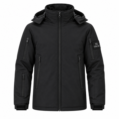 Dollcini Men's Heated Jacket – USB, Windproof Winter Coat [Powerbank sold separately]
