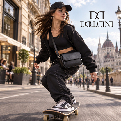 Dollcini Men's Messenger Bag – Anti-Theft, Elegant Shoulder Bag