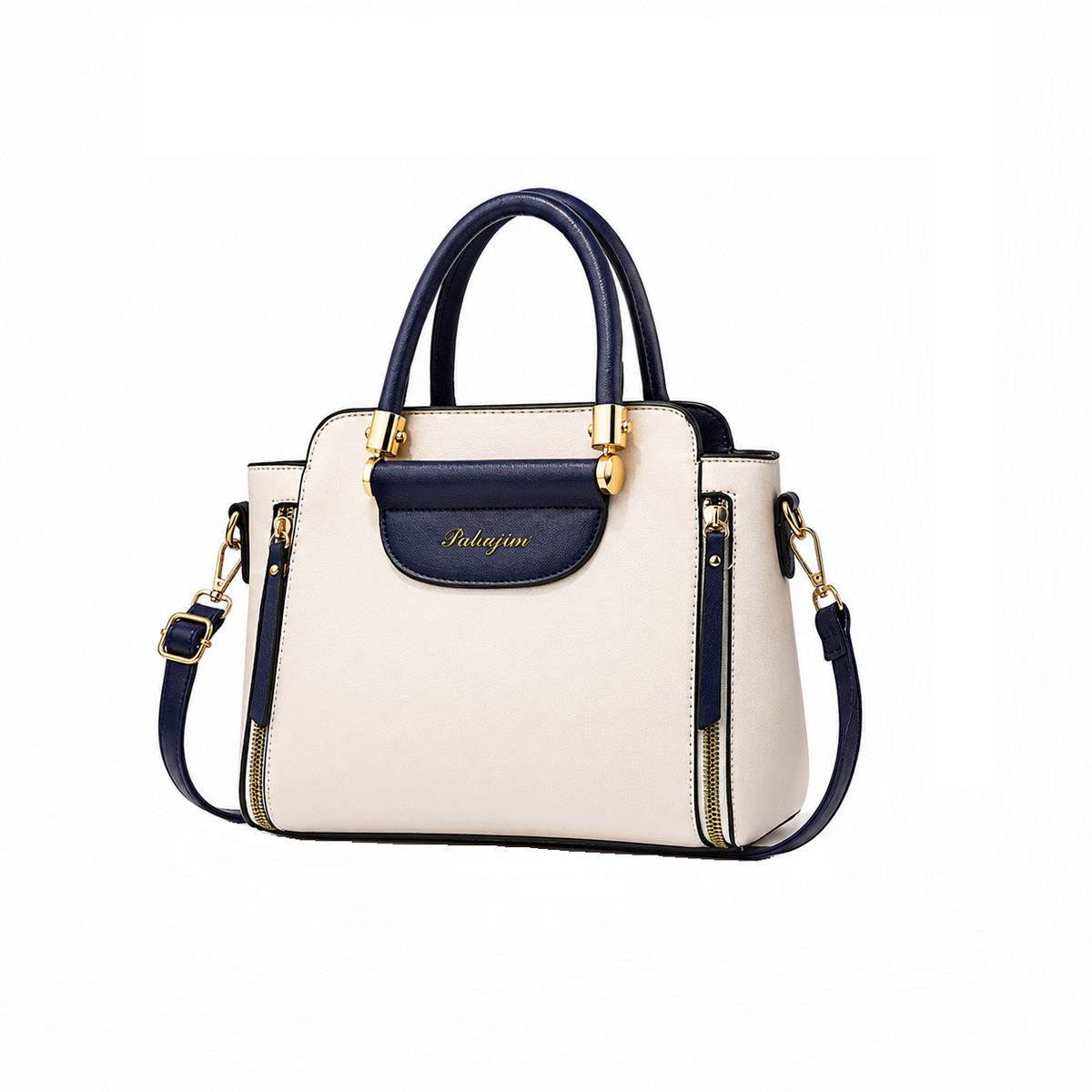Dollcini Elegant Women's Shoulder Bag – Waterproof Faux Leather, Multiple Colors