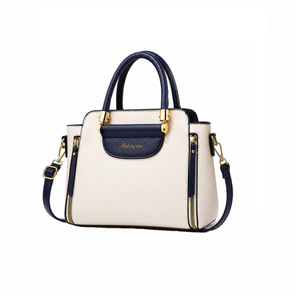 Dollcini Elegant Women's Shoulder Bag – Waterproof Faux Leather, Multiple Colors