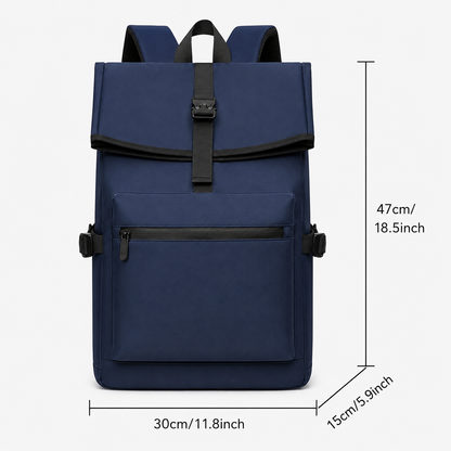 Dollcini Unisex Waterproof Laptop Backpack – Made of Oxford Material, Multi-Compartment, Lightweight and Durable Design