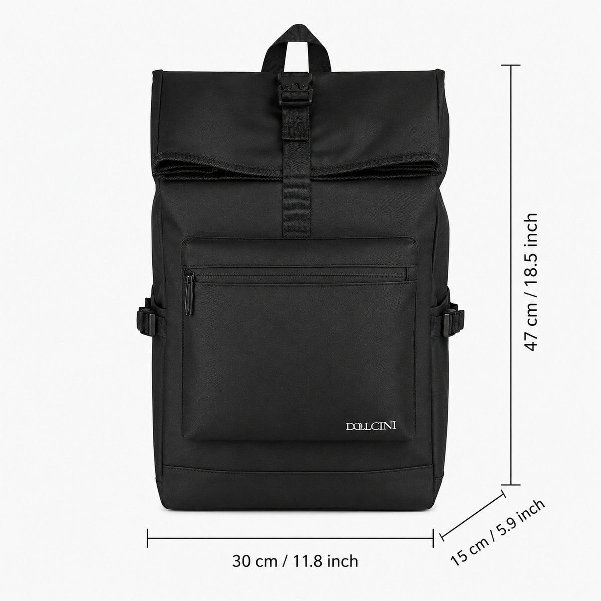 Dollcini Unisex Waterproof Laptop Backpack – Made of Oxford Material, Multi-Compartment, Lightweight and Durable Design