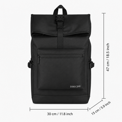 Dollcini Unisex Waterproof Laptop Backpack – Made of Oxford Material, Multi-Compartment, Lightweight and Durable Design