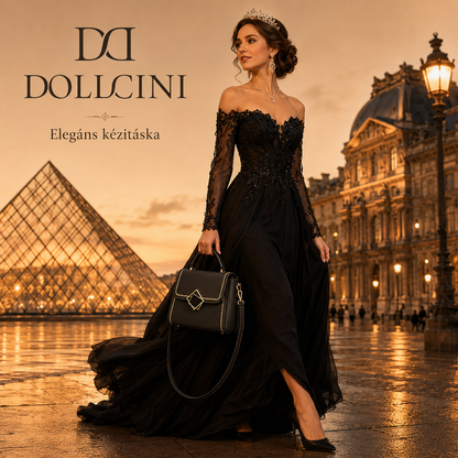 Dollcini Elegant Women's Handbag – Compact Faux Leather, Adjustable Strap
