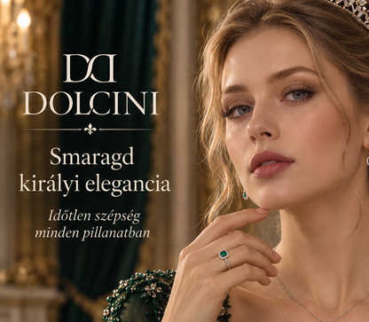 Dollcini, 925 Sterling Silver Green & Blue Stone Jewelry Collection – Ring, Necklace, Earrings or 4-Piece Set