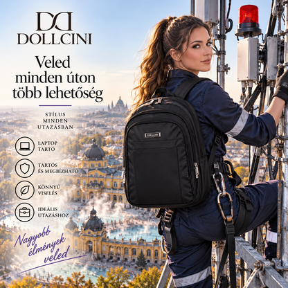 Dollcini MetroTech Unisex Laptop Backpack – Travel Backpack for 17" Laptop, 7 Variants