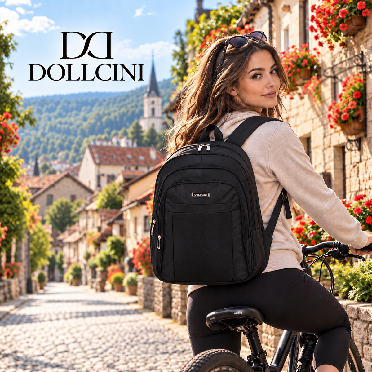Dollcini MetroTech Unisex Laptop Backpack – Travel Backpack for 17" Laptop, 7 Variants