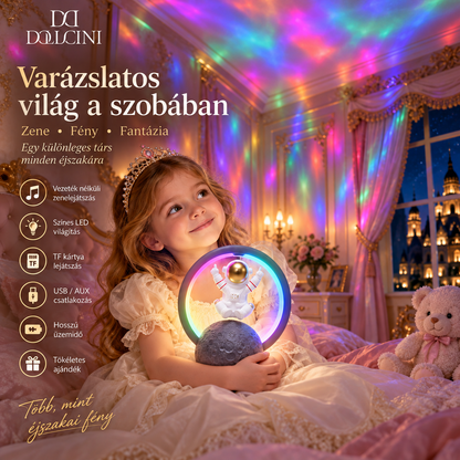 Dollcini Home Astronaut Bluetooth Speaker – With LED Lighting