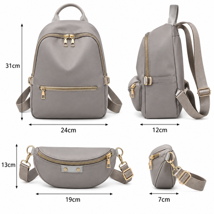 Dollcini Stylish Women's Backpack – Waterproof, Elegant and Practical