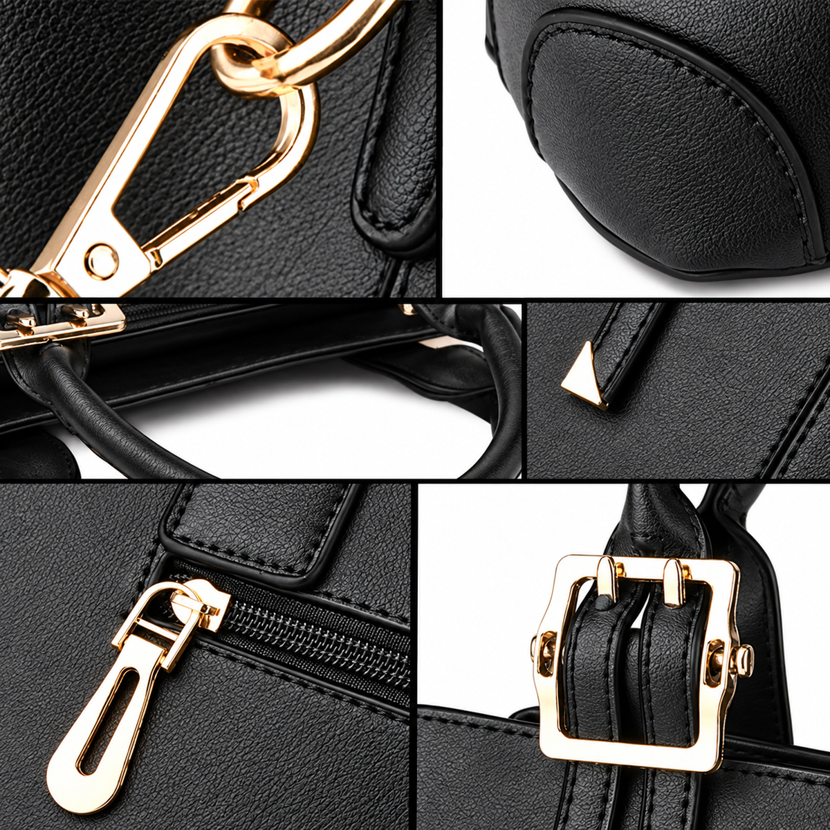 Dollcini Premium Women's Faux Leather Handbag – Crossbody Shoulder Bag